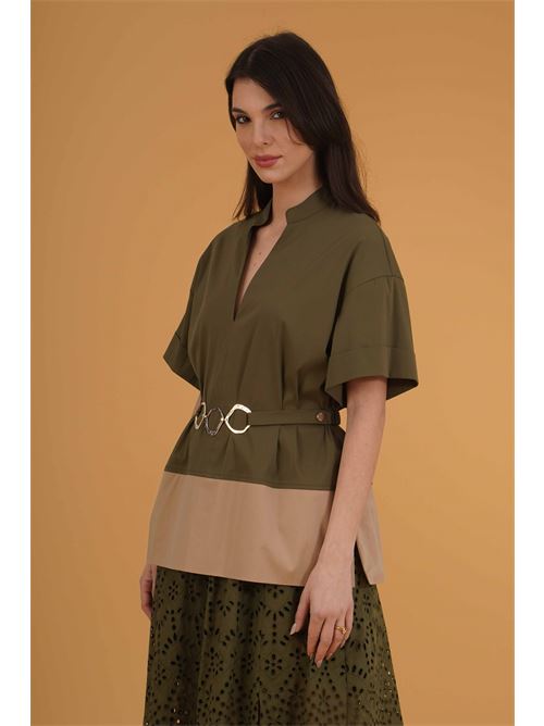 Casacca in cotone Clips | G302C535VERDE MILITARE